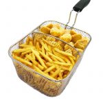 Cestillo con separador + mango desmontable - R2 para freidora Elektra Digital Pro