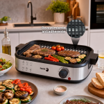Parrilla Eléctrica SmokeLess 1.800W - Imagen 5