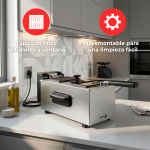 Freidora eléctrica EasyFry 3L 2.000W - Imagen 3