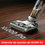 Aspirador de escoba inalámbrico seco/mojado Ares Vortex Duo 150W - Imagen 5