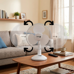 Ventilador de mesa Aero Desk White - Imagen 2