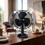 Ventilador de mesa Aero Desk Black - Imagen 4